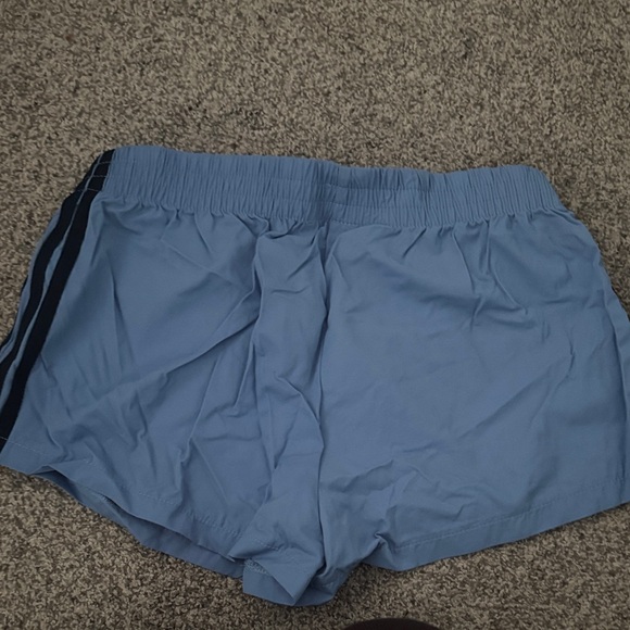 Edikted Blue Athletic Shorts with Black Stripes - Picture 2 of 2